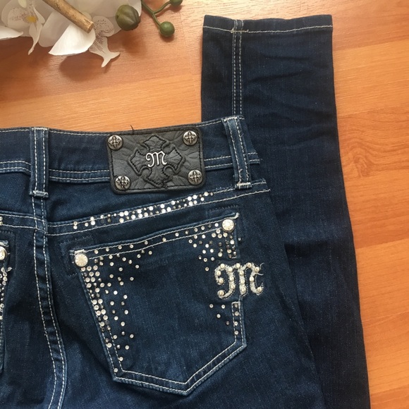 Miss me skinny rhinestones jegging jean 25 - Picture 5 of 5